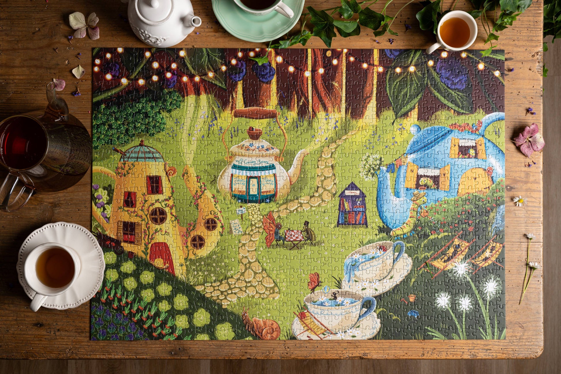 Teacup Village Puzzle — Trevell — 1000 pieces