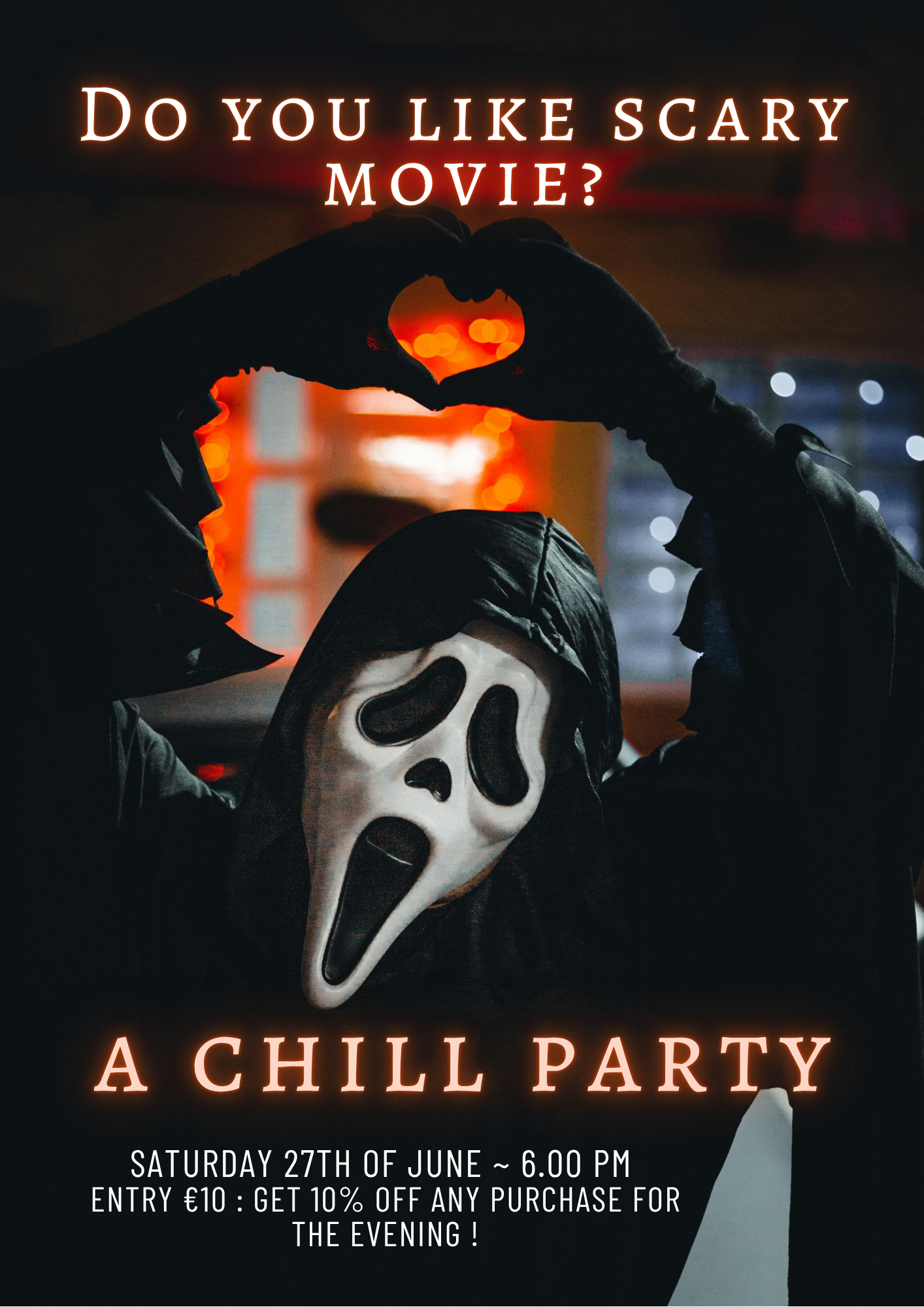A Chill Party ~ Slasher ~ Ticket