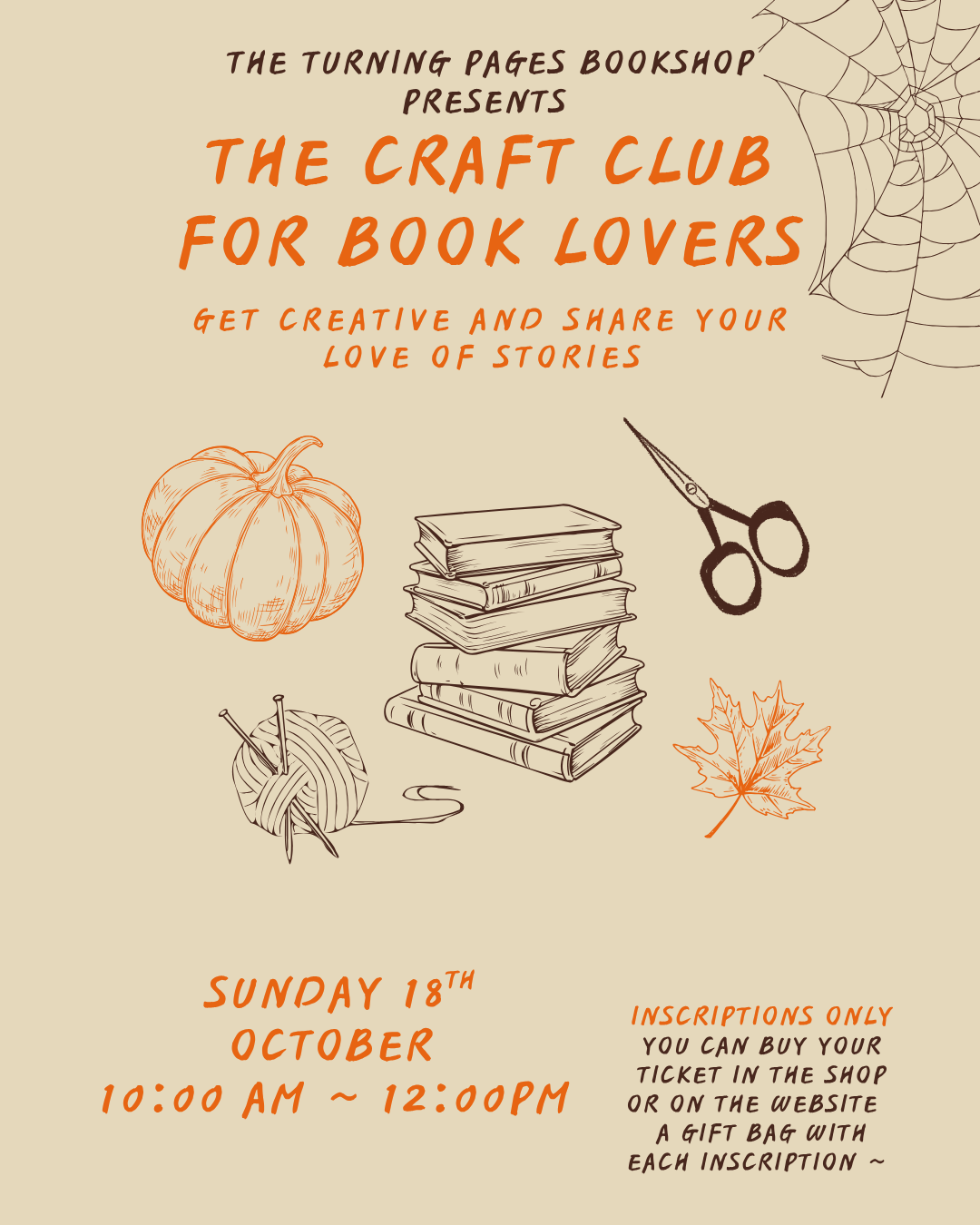 The Craft Club for Book Lovers Tickets