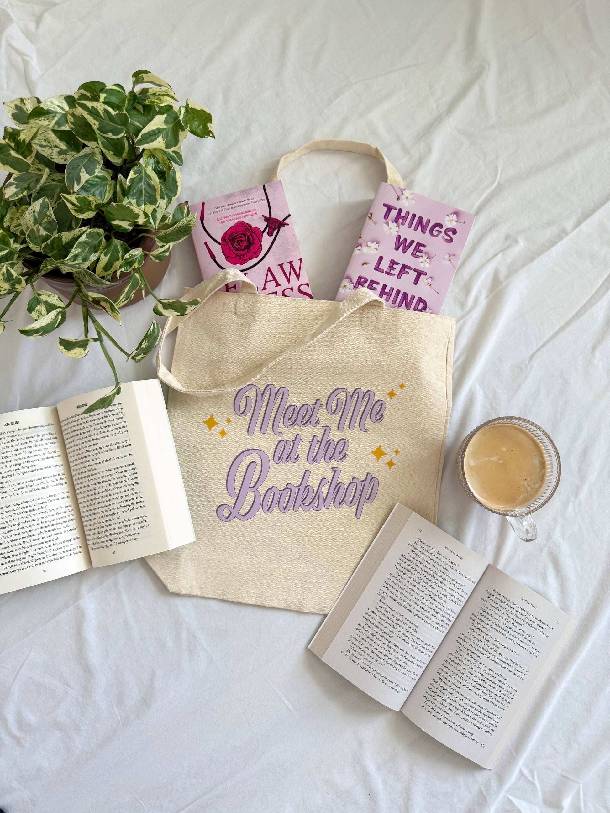 'Meet Me At The Bookshop' Tote Bag