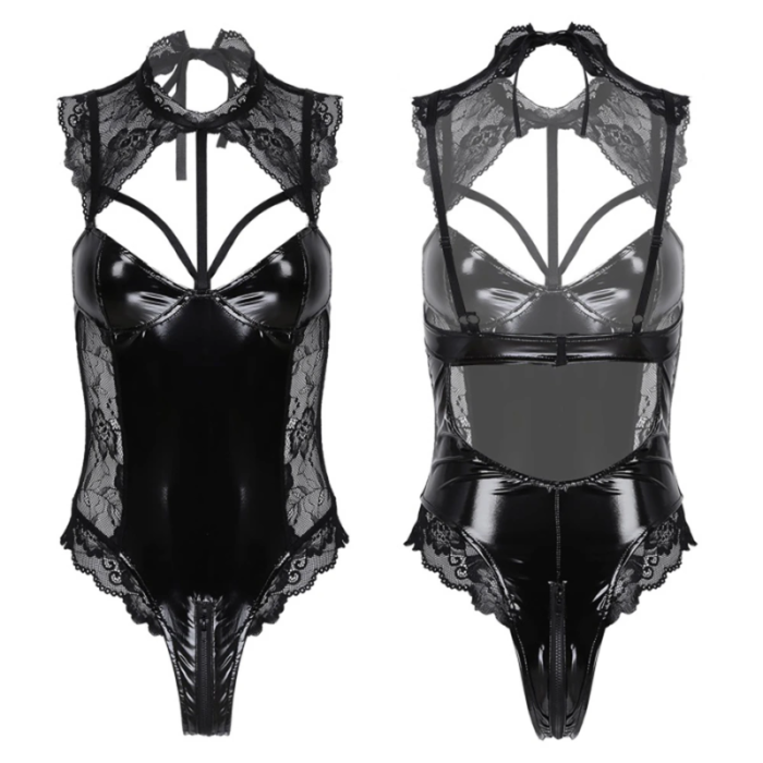 Roleplay Leather Bodysuit